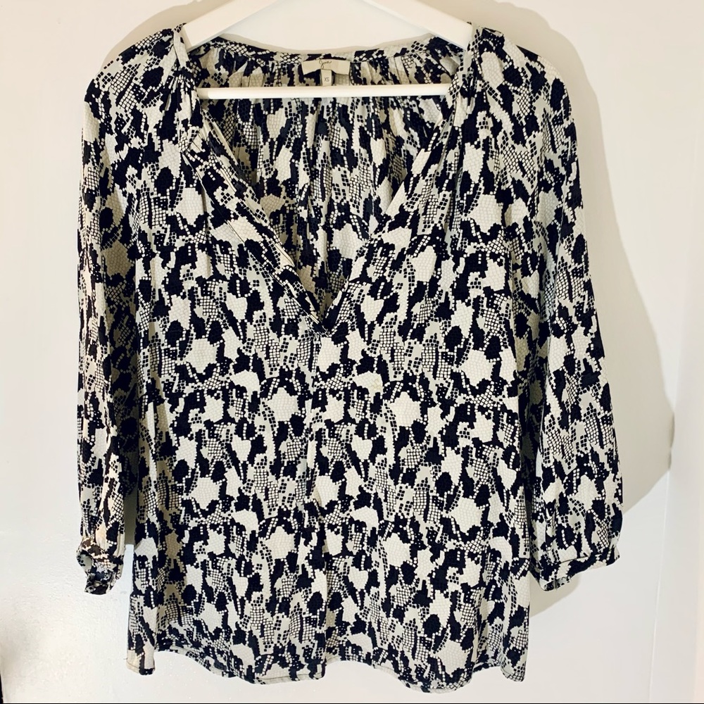 *SOLD* Joie snake mosaic Blouse